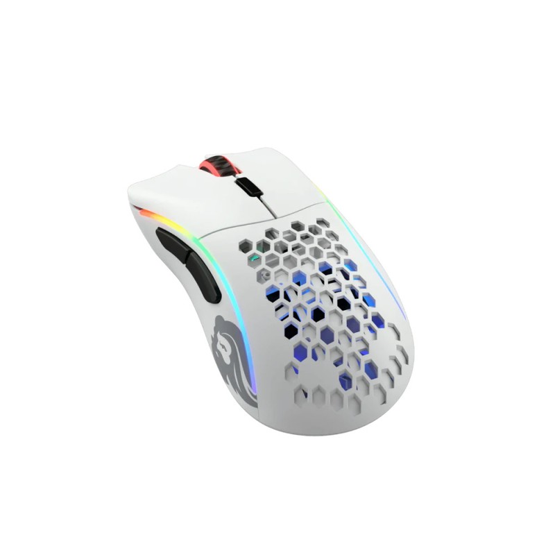 Glorious Model D Minus Wireless Matte White